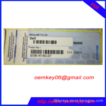 Dell Blue Sticker for Windows 7 Professional COA Label